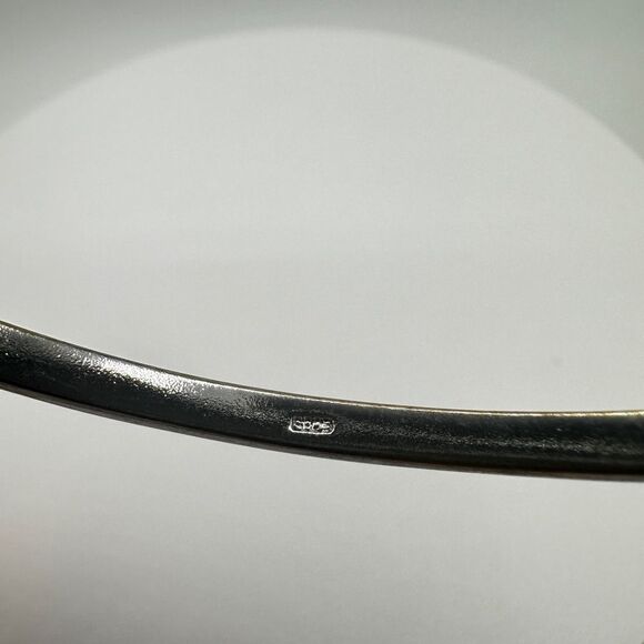 NWOT 4.91 genuine amethyst and cz clamper bracelet in sterling silver! - Picture 5 of 8